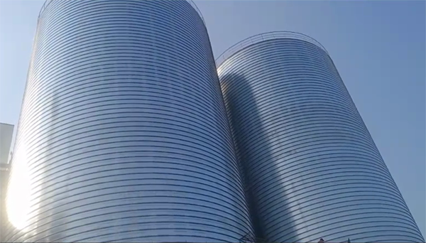 铁门关2座混凝土高架卷板仓